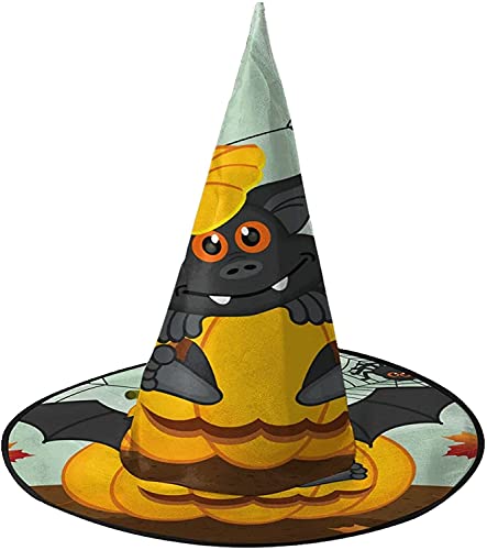 KEROTA Halloween-Zauberhut, Hexenhut für Party, Maskerade, Cosplay, Kostümzubehör von KEROTA
