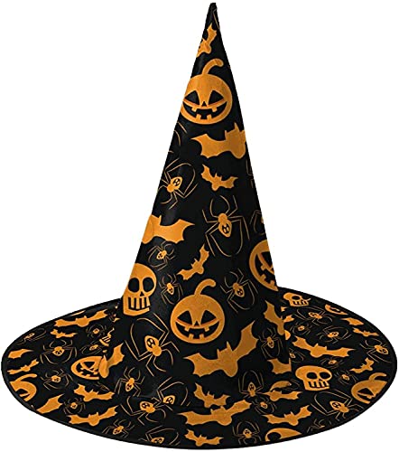 KEROTA Halloween-Zauberhut, Hexenhut für Party, Maskerade, Cosplay, Kostümzubehör von KEROTA