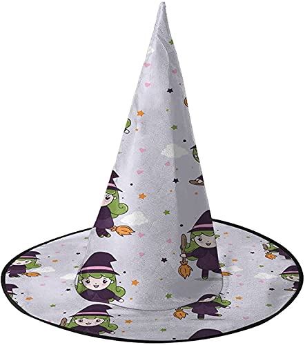 KEROTA Halloween-Zauberhut, Hexenhut für Party, Maskerade, Cosplay, Kostümzubehör von KEROTA