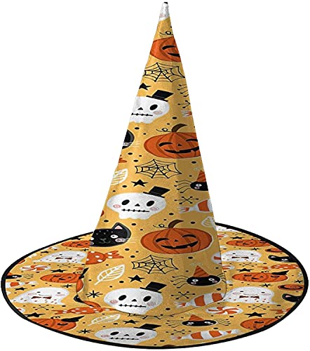 KEROTA Halloween-Zauberhut, Hexenhut für Party, Maskerade, Cosplay, Kostümzubehör von KEROTA