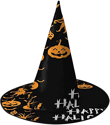 KEROTA Halloween-Zauberhut, Hexenhut für Party, Maskerade, Cosplay, Kostümzubehör von KEROTA