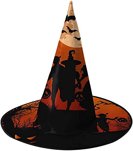 KEROTA Halloween-Zauberhut, Hexenhut für Party, Maskerade, Cosplay, Kostümzubehör von KEROTA