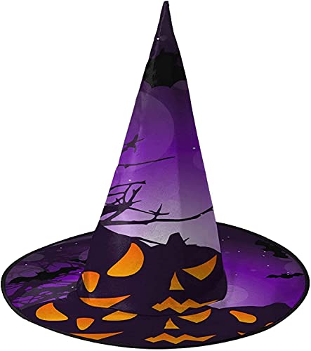 KEROTA Halloween-Zauberhut, Hexenhut für Party, Maskerade, Cosplay, Kostümzubehör von KEROTA