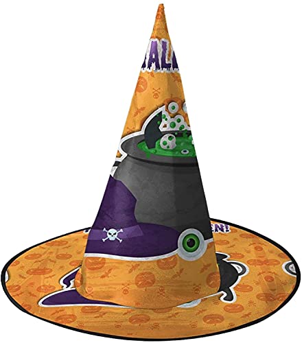 KEROTA Hexenhut mit Hasen, Blumen, Eiern, Halloween-Party, Hexenhut für Halloween-Kostüm, Verkleidungen, Partyhüte für Damen und Herren, Hexenhut, Auge, Zaubertrank, kochender Kessel, 3 Stück KEROTA Hexenhut mit Hasen, Blumen, Eiern, Halloween-Party, Hexenhut für Halloween-Kostüm, Verkleidungen, Partyhüte für Damen und Herren, Hexenhut, Auge, Zaubertrank, kochender Kessel, 3 Stück von KEROTA