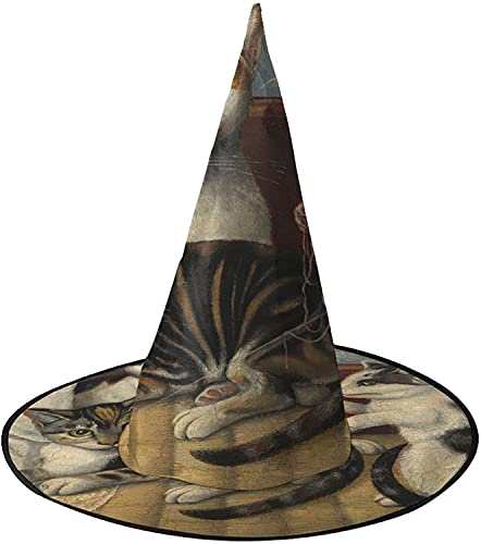 KEROTA Katze und Kätzchen Halloween dekorieren magischer Hut Hexenhut für Party Maskerade Cosplay Kostüm Zubehör KEROTA Katze und Kätzchen Halloween dekorieren magischer Hut Hexenhut für Party Maskerade Cosplay Kostüm Zubehör von KEROTA