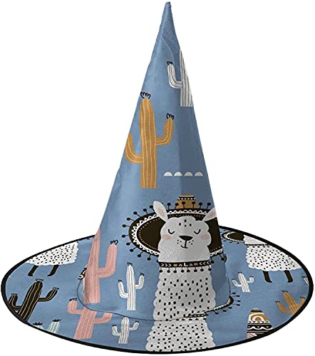 KEROTA Llama Kaktus Halloween Verzieren Magischer Hut Hexenhut für Party Maskerade Cosplay Kostüm Zubehör KEROTA Llama Kaktus Halloween Verzieren Magischer Hut Hexenhut für Party Maskerade Cosplay Kostüm Zubehör von KEROTA