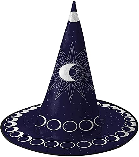 KEROTA Lunar Eclipse Halloween Verzieren Magischer Hut Hexenhut für Party Maskerade Cosplay Kostüm Zubehör KEROTA Lunar Eclipse Halloween Verzieren Magischer Hut Hexenhut für Party Maskerade Cosplay Kostüm Zubehör von KEROTA