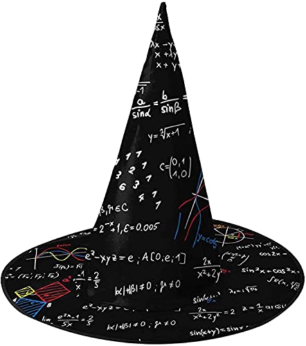 KEROTA Mathematische Formel Halloween Verzieren Magischer Hut Hexenhut für Party Maskerade Cosplay Kostüm Zubehör KEROTA Mathematische Formel Halloween Verzieren Magischer Hut Hexenhut für Party Maskerade Cosplay Kostüm Zubehör von KEROTA
