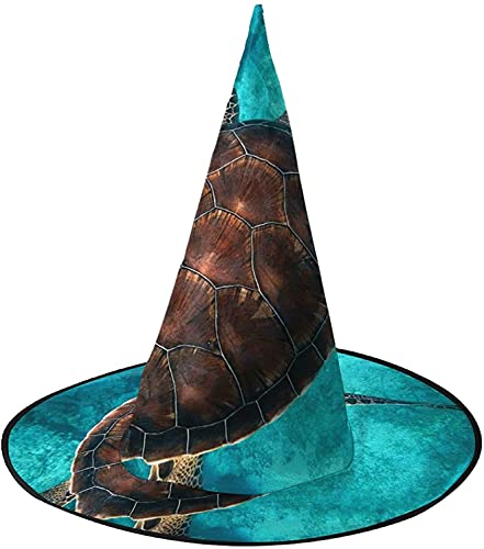 KEROTA Meer Schildkröte Halloween Verzieren Magischer Hut Hexenhut für Party Maskerade Cosplay Kostüm Zubehör KEROTA Meer Schildkröte Halloween Verzieren Magischer Hut Hexenhut für Party Maskerade Cosplay Kostüm Zubehör von KEROTA