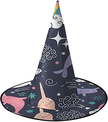 KEROTA Meerestiere Halloween Verzieren Magischer Hut Hexenhut für Party Maskerade Cosplay Kostüm Zubehör KEROTA Meerestiere Halloween Verzieren Magischer Hut Hexenhut für Party Maskerade Cosplay Kostüm Zubehör von KEROTA