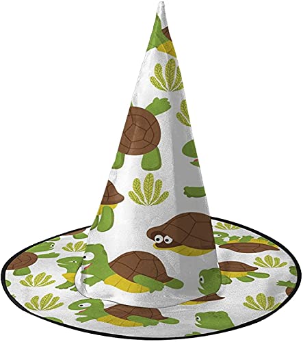 KEROTA Niedliche Schildkröte Halloween Verzieren Magischer Hut Hexenhut für Party Maskerade Cosplay Kostüm Zubehör KEROTA Niedliche Schildkröte Halloween Verzieren Magischer Hut Hexenhut für Party Maskerade Cosplay Kostüm Zubehör von KEROTA
