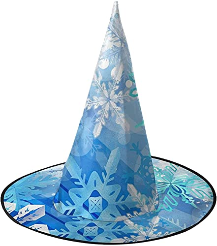 KEROTA Schneeflocken Halloween Verzieren Magischer Hut Hexenhut für Party Maskerade Cosplay Kostüm Zubehör KEROTA Schneeflocken Halloween Verzieren Magischer Hut Hexenhut für Party Maskerade Cosplay Kostüm Zubehör von KEROTA