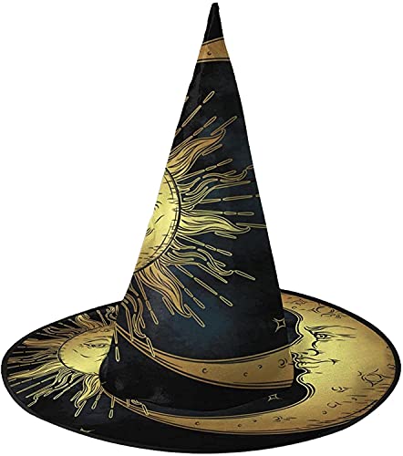 KEROTA Sonne und Mond Halloween Verzieren Magischer Hut Hexenhut für Party Maskerade Cosplay Kostüm Zubehör KEROTA Sonne und Mond Halloween Verzieren Magischer Hut Hexenhut für Party Maskerade Cosplay Kostüm Zubehör von KEROTA