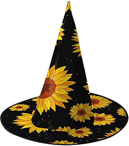 KEROTA Sonnenblumen Halloween Verzieren Magischer Hut Hexenhut für Party Maskerade Cosplay Kostüm Zubehör KEROTA Sonnenblumen Halloween Verzieren Magischer Hut Hexenhut für Party Maskerade Cosplay Kostüm Zubehör von KEROTA