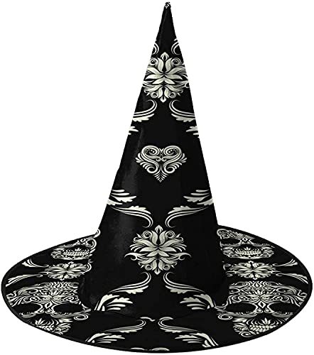 KEROTA Totenkopf-Ornament Halloween Verzieren Magischer Hut Hexenhut für Party Maskerade Cosplay Kostüm Zubehör KEROTA Totenkopf-Ornament Halloween Verzieren Magischer Hut Hexenhut für Party Maskerade Cosplay Kostüm Zubehör von KEROTA