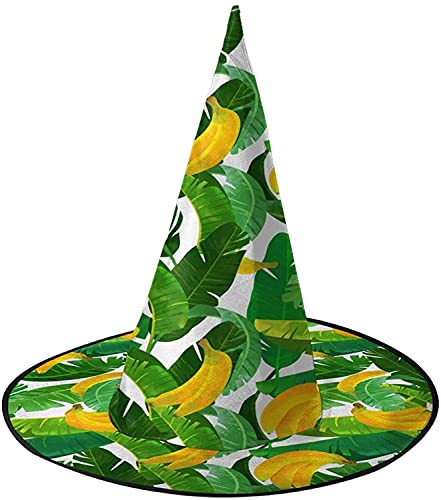 KEROTA Tropische Bananenblatt und Banane Halloween dekorieren magischer Hut Hexenhut für Party Maskerade Cosplay Kostüm Zubehör KEROTA Tropische Bananenblatt und Banane Halloween dekorieren magischer Hut Hexenhut für Party Maskerade Cosplay Kostüm Zubehör von KEROTA