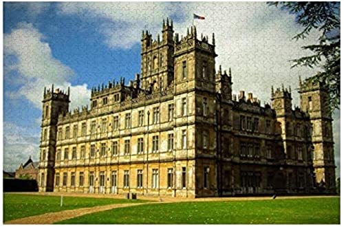 KESIMO Puzzles 1000 Teile Für Erwachsene Papery Puzzle Game Toys – Highclere Castle Downton Abbey 50x70CM von KESIMO