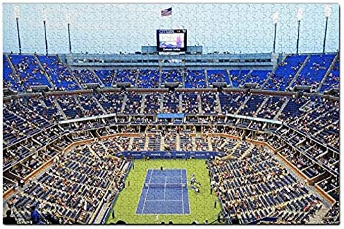 KESIMO USA Amerika Flushing Stadium Tennisplatz Puzzle für Erwachsene 1000 Teile Papery Reisegeschenk Souvenir 70 * 50cm von KESIMO