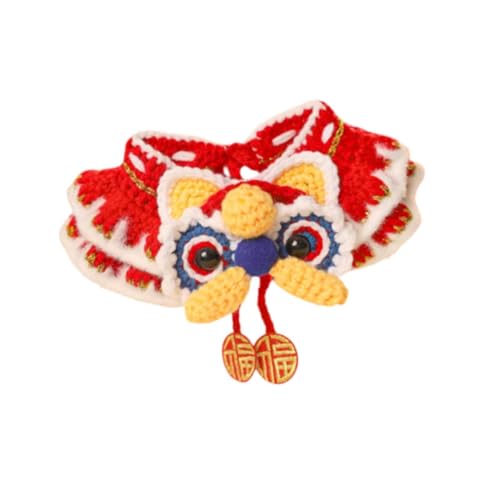 KESOTO Handgewebtes Katzenhalsband für Haustiere, Schal für Kätzchen Und Hunde, M KESOTO Handgewebtes Katzenhalsband für Haustiere, Schal für Kätzchen Und Hunde, M von KESOTO