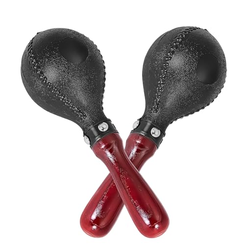 Große Holz-Maracas für Erwachsene, Musikinstrumente, 2 Stück von KETAR