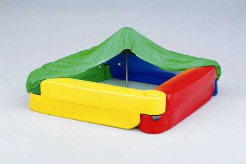 Kettler 8306-000 - Sandkastenabdeckplane 6-eckig,200 x 200 cm, grün von KETTLER