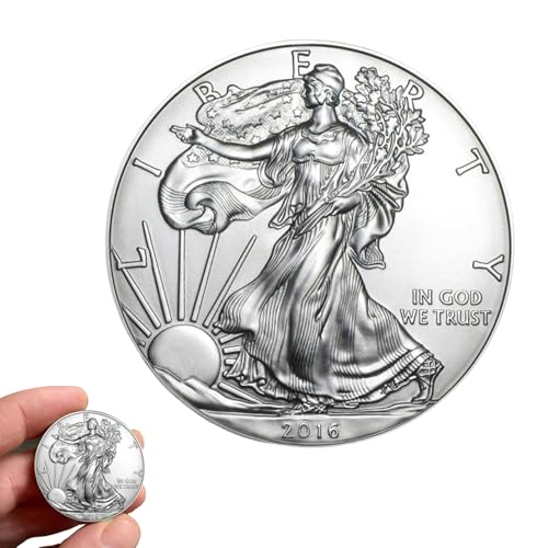 Amerikanische Liberty 2016 Replik USA Souvenir Münze Sammelmünze Partygeschenke von KEWEIYASW