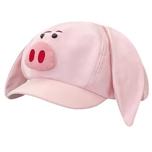 KEXIAO Achteckiger Hut mit lustigem Schweinemotiv für alle Altersgruppen, weiches Polyester, runder Hut für Cosplay-Partys, Urlaub und den Alltag KEXIAO Achteckiger Hut mit lustigem Schweinemotiv für alle Altersgruppen, weiches Polyester, runder Hut für Cosplay-Partys, Urlaub und den Alltag von KEXIAO
