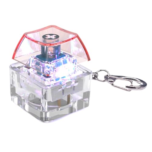 KEXIAO Mechanischer Tastenkappen-Tester, Schlüsselanhänger mit LED-Beleuchtung für Stressabbau und Entspannung, für Zuhause oder Büro KEXIAO Mechanischer Tastenkappen-Tester, Schlüsselanhänger mit LED-Beleuchtung für Stressabbau und Entspannung, für Zuhause oder Büro von KEXIAO