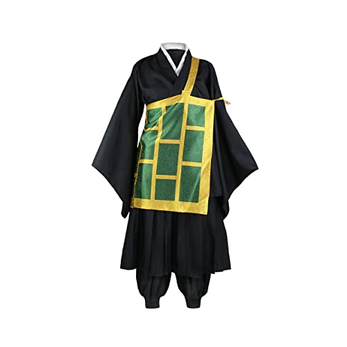 Anime Geto Suguru Cosplay Kostüme Kimono Robe Full Set Halloween Party Outfits,Set-3XL von KEYGEM