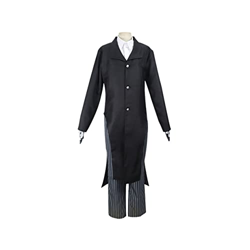 Enmu Cosplay Kostüm Anime Coats Hemden Hosenhandschuhe Anzug Für Erwachsene,S-Black Enmu Cosplay Kostüm Anime Coats Hemden Hosenhandschuhe Anzug Für Erwachsene,S-Black von KEYGEM
