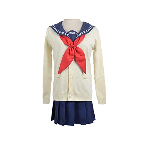 Himiko Toga Cosplay Kostüm Outfit Schuluniform Seemann JK Kleid Für Frauen,3XL-Set Himiko Toga Cosplay Kostüm Outfit Schuluniform Seemann JK Kleid Für Frauen,3XL-Set von KEYGEM
