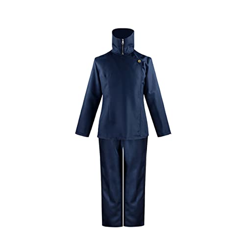 Inumaki Toge Cosplay Kostüm Top Hosen Uniform Anzug Karneval-Kostüm Für Aldult,L-Blue von KEYGEM