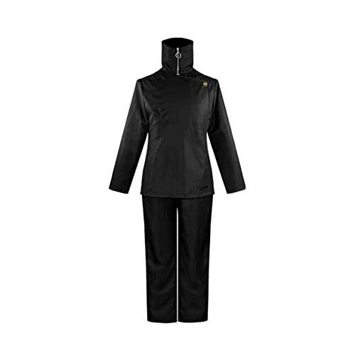 Inumaki Toge Cosplay Kostüm Top Hosen Uniform Anzug Karneval-Kostüm Für Aldult,XL-Black von KEYGEM