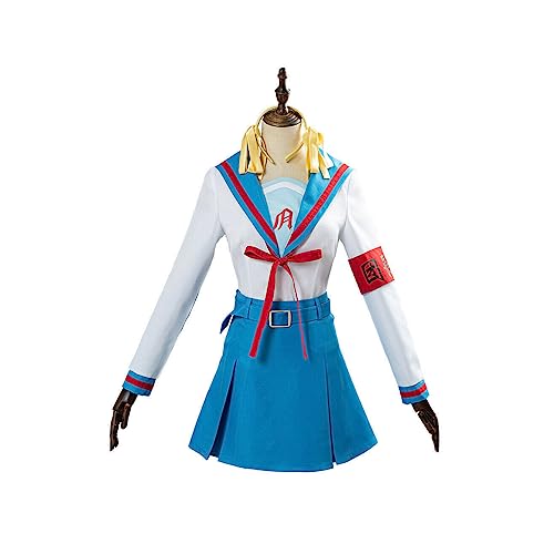 Suzumiya Haruhi Cosplay Kostüm Anime School Uniform Sailor Anzug Für Erwachsene,3XL-Set von KEYGEM