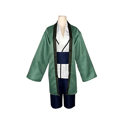 Tsunade Cosplay Kostüm Kimono Uniform Full Set Halloween Carnival Outfit,Green-3XL von KEYGEM