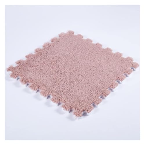 Ineinandergreifende Plüsch-Schaumstoffmatte, Schützende Bodenfliesen-Trainingsmatte for Spielzimmer-Schlafzimmer(Light Ed) von KEuLen