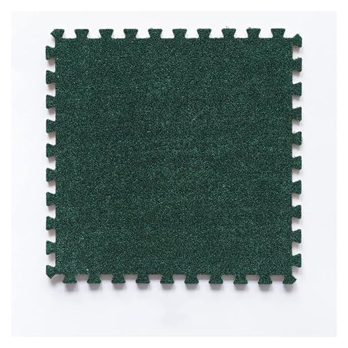 Ineinandergreifende Schaumstoff-Teppichfliesen, Ineinander greifende Teppichfliesen mit Bordüre – weiche Kletterteppiche for das Spielzimmer(Green) von KEuLen