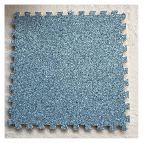 Ineinandergreifende Schaumstoff-Teppichfliesen, Puzzle-Bodenfliesen, Trainingsmatte for Wohnzimmer, Schlafzimmer, Spielzimmer(Blue) von KEuLen