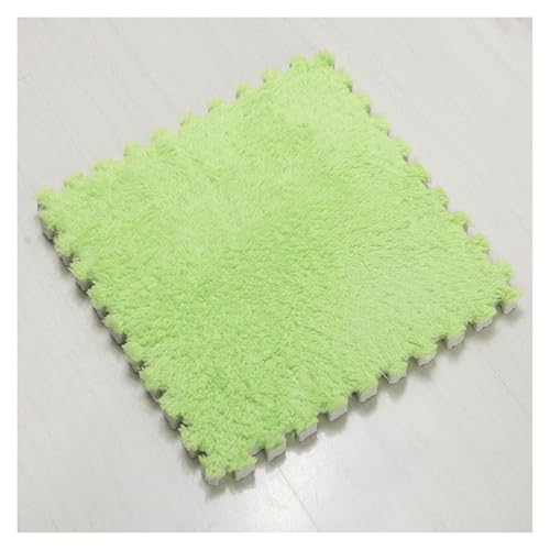 Ineinandergreifende Schaumstoff-Teppichfliesen, Weicher Puzzle-Teppich, Spielmatte for Zuhause, Spielzimmer-Dekor(Green) von KEuLen