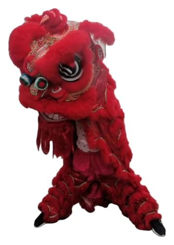 KEuLen Löwen-Tanz-Kostüm, Löwen-Tanz-Maskottchen-Kostüm, Festliche Aufführung Löwe Chinesisches Löwenkostüm Löwentanzkopf Traditionelle Feste KEuLen Löwen-Tanz-Kostüm, Löwen-Tanz-Maskottchen-Kostüm, Festliche Aufführung Löwe Chinesisches Löwenkostüm Löwentanzkopf Traditionelle Feste von KEuLen
