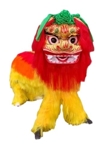 KEuLen Löwen-Tanz-Kostüm, Löwen-Tanz-Maskottchen-Kostüm, Löwentanzkopf, traditionelle chinesische Aufführungsrequisiten, Outdoor-Sport KEuLen Löwen-Tanz-Kostüm, Löwen-Tanz-Maskottchen-Kostüm, Löwentanzkopf, traditionelle chinesische Aufführungsrequisiten, Outdoor-Sport von KEuLen