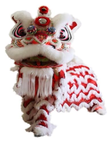 KEuLen Löwen-Tanz-Kostüm, Löwen-Tanz-Maskottchen-Kostüm, Löwentanzkostüm, Löwentanzkopf, traditionelle Volkskunst, Drachentanz for traditionelle Festivals im Freien von KEuLen