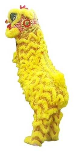 KEuLen Löwen-Tanz-Kostüm, Löwen-Tanz-Maskottchen-Kostüm, Löwentanzkostüm, künstliche Wolle, Löwentanz, Drachentanz for traditionelle Festivals im Freien(C) von KEuLen
