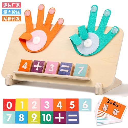 Montessori Spielzeug ab 3 4 5 Jahre, Kinder Holzspielzeug, Frühunterricht Spielzeug, Fingerzähl-Mathespielzeug, Geschenke für Jungen Mädchen 3-9 Jahre Kinderspielzeug Montessori Spielzeug ab 3 4 5 Jahre, Kinder Holzspielzeug, Frühunterricht Spielzeug, Fingerzähl-Mathespielzeug, Geschenke für Jungen Mädchen 3-9 Jahre Kinderspielzeug von KFDDRN