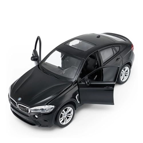 KFHBNI Sammlermodelle von Spielzeugautos 1/24 X6 X6M Coupé SUV Legierung Sportwagenmodell Druckguss Metall Spielzeugfahrzeuge Automodell Hohe Simulation Sammlung Kindergeschenke(Black) von KFHBNI