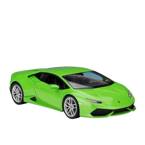 KFHBNI Sammlermodelle von Spielzeugautos 1:24 Huracan LP610-4 Legierung Rennwagenmodell Druckguss Metall Sportwagenmodell Simulationssammlung Kinderspielzeug Geschenk(Green) von KFHBNI