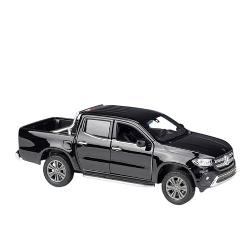 KFHBNI Sammlermodelle von Spielzeugautos 1:24 X-Klasse Pickup Legierung Automodell Druckguss & Spielzeug Geländewagen Metall Automodell Simulation Kindergeschenk(Black) von KFHBNI