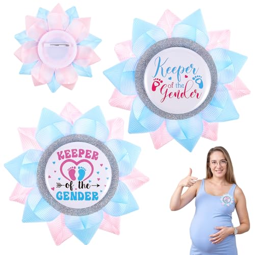 KFHENSOMR 2 Stück Keeper of the Gender Button Gender Reveal Party Favors Dekorationen Junge oder Mädchen Button Pins Geschlecht Offenbarung Party Buttons Pins für Babypartys Spiel Gefälligkeiten KFHENSOMR 2 Stück Keeper of the Gender Button Gender Reveal Party Favors Dekorationen Junge oder Mädchen Button Pins Geschlecht Offenbarung Party Buttons Pins für Babypartys Spiel Gefälligkeiten von KFHENSOMR