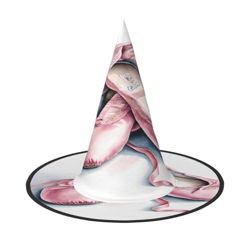 KFRXXZQB Balletttänzerin – bedruckter Halloween-Hut – verstaubare Hexen-Kopfbedeckung für Festivals, Larp und Partys, 2 Stück KFRXXZQB Balletttänzerin – bedruckter Halloween-Hut – verstaubare Hexen-Kopfbedeckung für Festivals, Larp und Partys, 2 Stück von KFRXXZQB