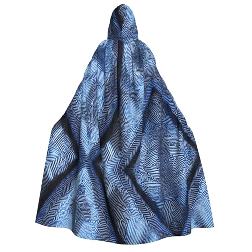 KFRXXZQB Blauer Denim-Umhang für Erwachsene, Halloween-Umhang mit Kapuze, vollständiger Druck, Gothic-Umhang für Festivals, Larp-Events und Motto-Partys, mit maschinenwaschbarem Stoff KFRXXZQB Blauer Denim-Umhang für Erwachsene, Halloween-Umhang mit Kapuze, vollständiger Druck, Gothic-Umhang für Festivals, Larp-Events und Motto-Partys, mit maschinenwaschbarem Stoff von KFRXXZQB